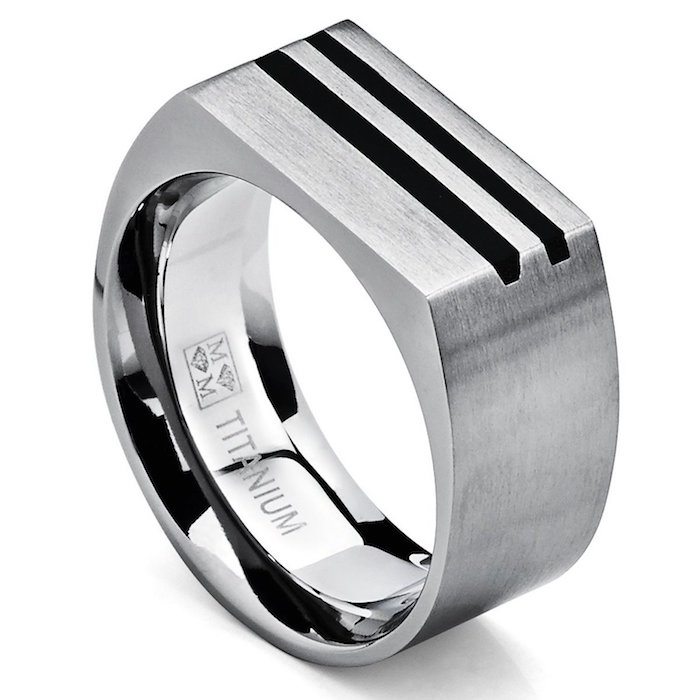 men-s-bold-titanium-pinky-ring-bands-with-resin-inlay-brushed-finish